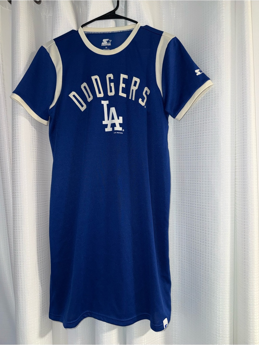 starter womens dress los angeles dodgers Blue Medium MLB Baseball
